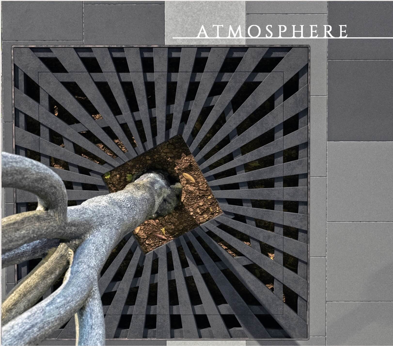 Приствольная решетка для дерева ZKING ATMOSPHERE 1.2х1.2м Черная в Старом Осколе фото