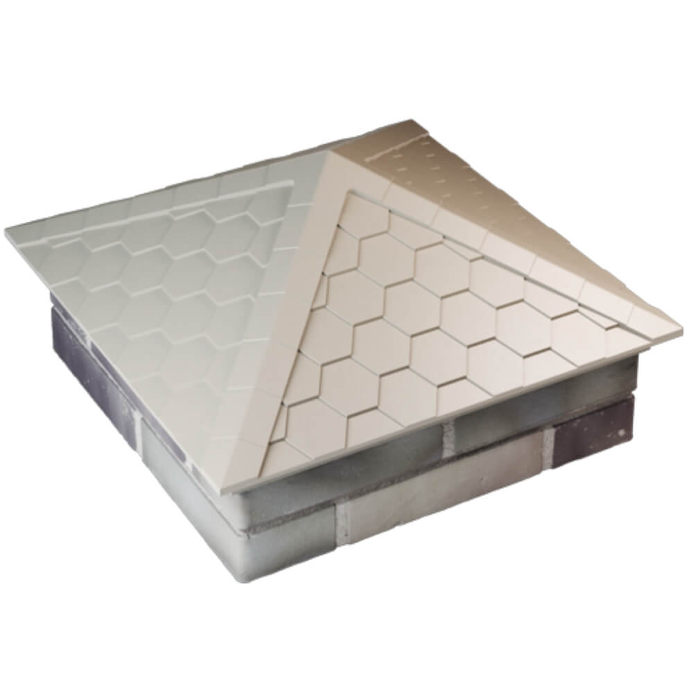 Колпак Zking Эверест Бежевый на столб 2х2 кирпича (535х535мм) Старый Оскол фото