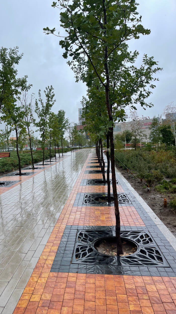 Приствольная решетка для дерева ZKING CRUST 1.2х1.2м Черная в Старом Осколе фото