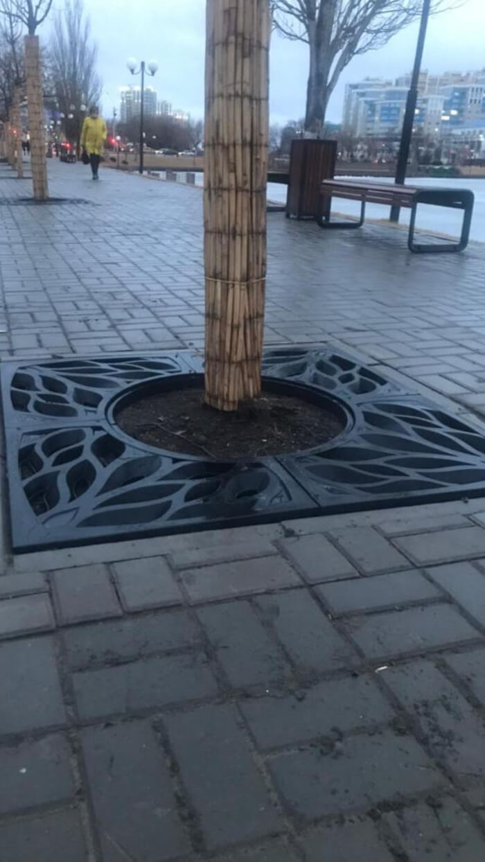 Приствольная решетка для дерева ZKING CRUST 1.2х1.2м Черная в Старом Осколе фото