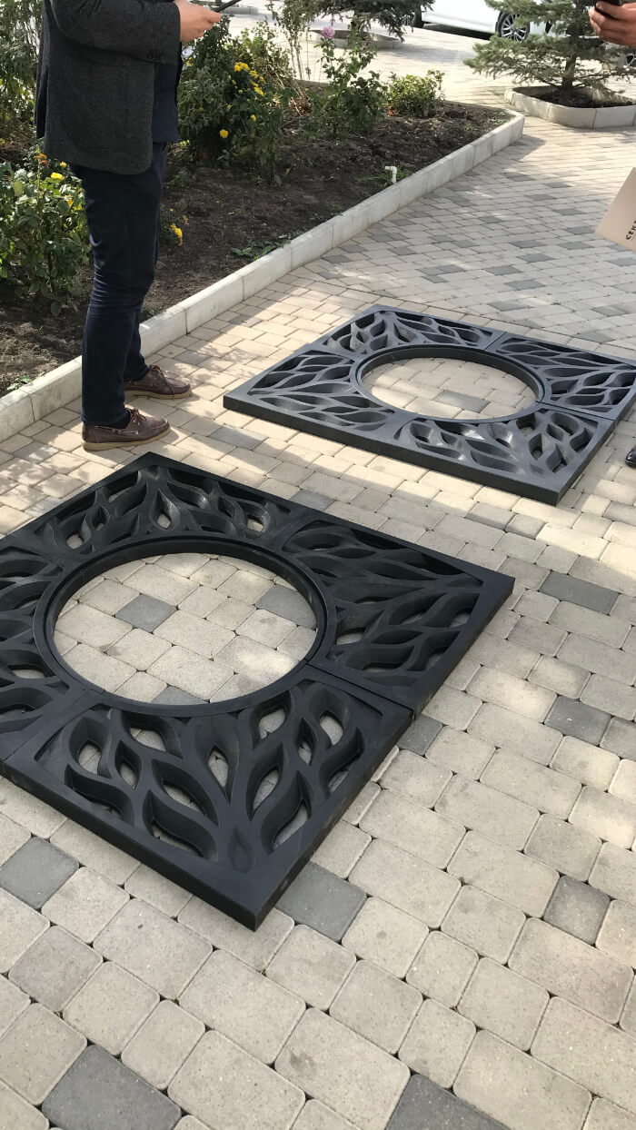 Приствольная решетка для дерева ZKING CRUST 1.2х1.2м Черная в Старом Осколе фото