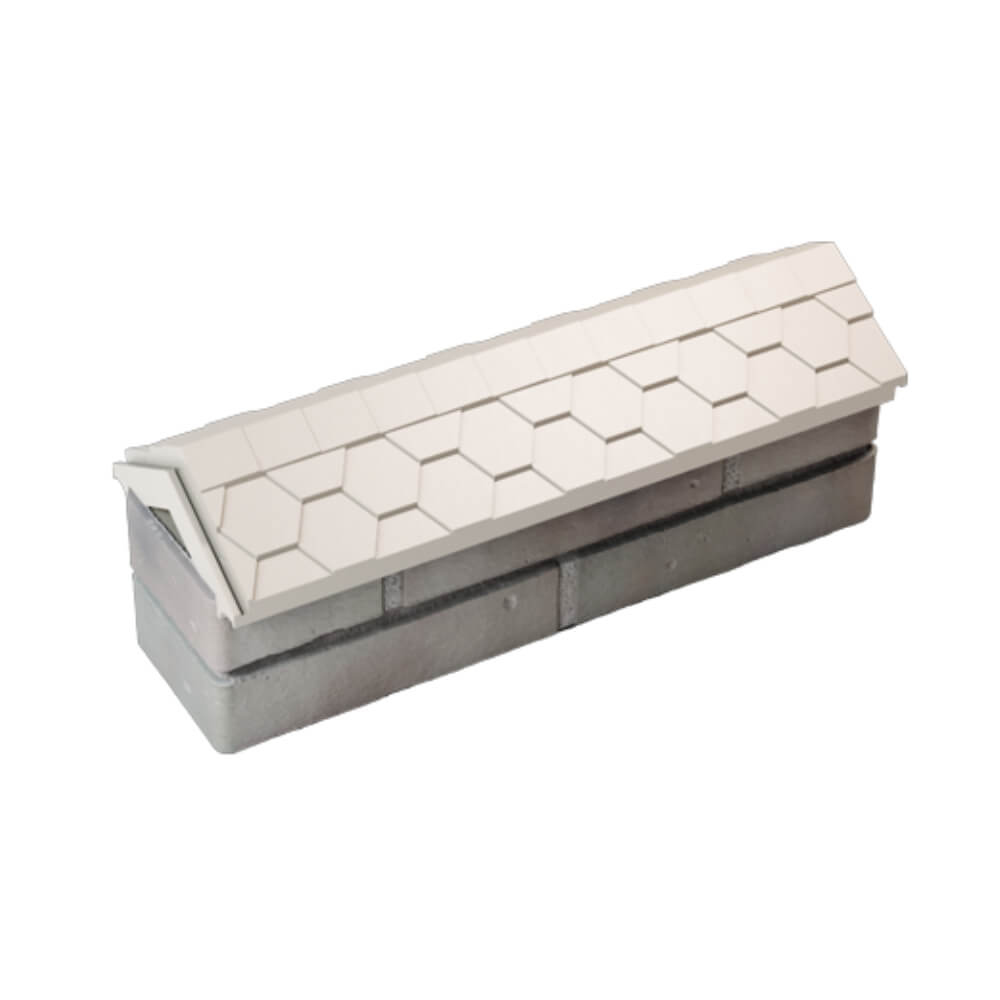 Парапет Zking Эверест Бежевый с посадкой на 0.5 кирпича (130мм) в Старом Осколе фото