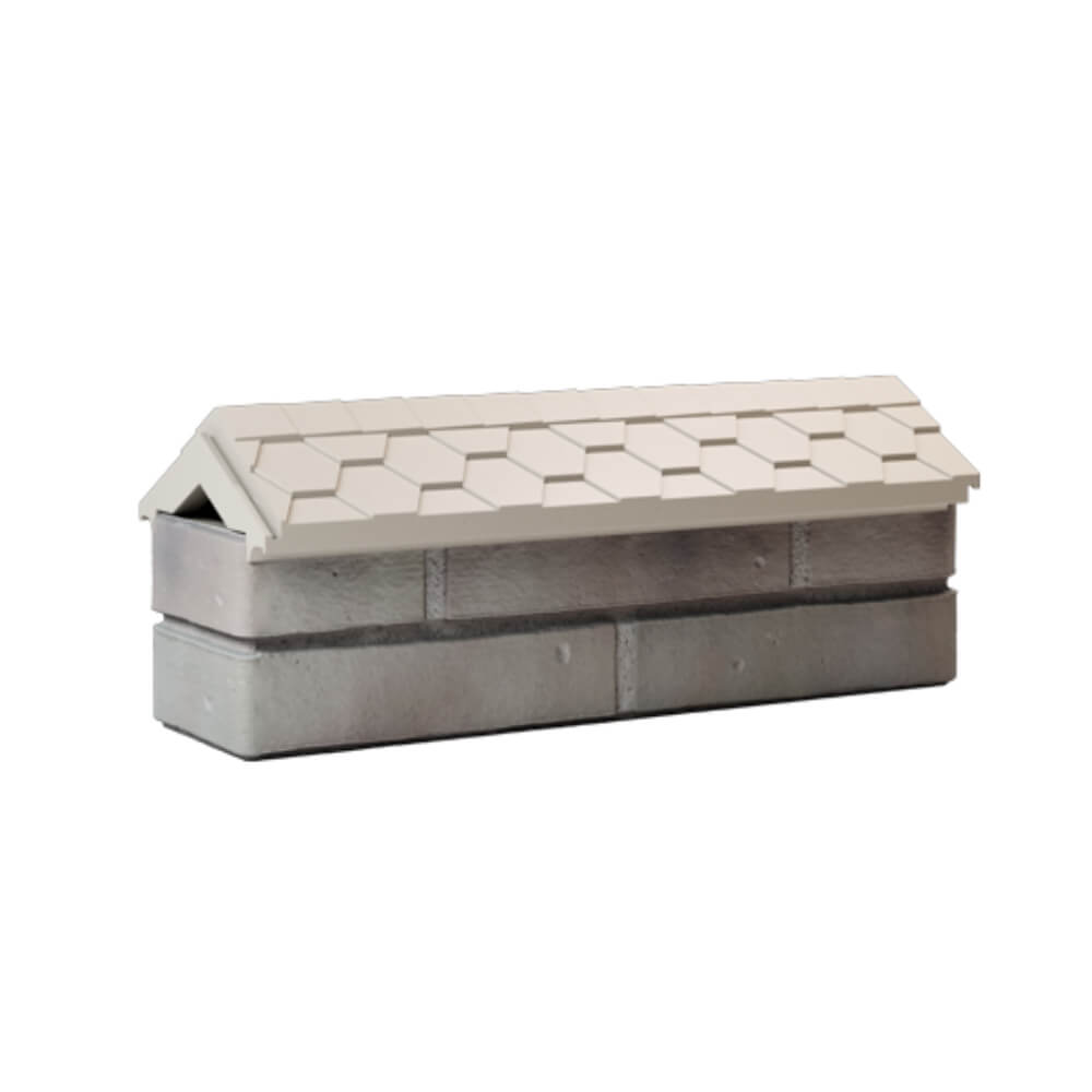 Парапет Zking Эверест Бежевый с посадкой на 0.5 кирпича (130мм) Старый Оскол фото