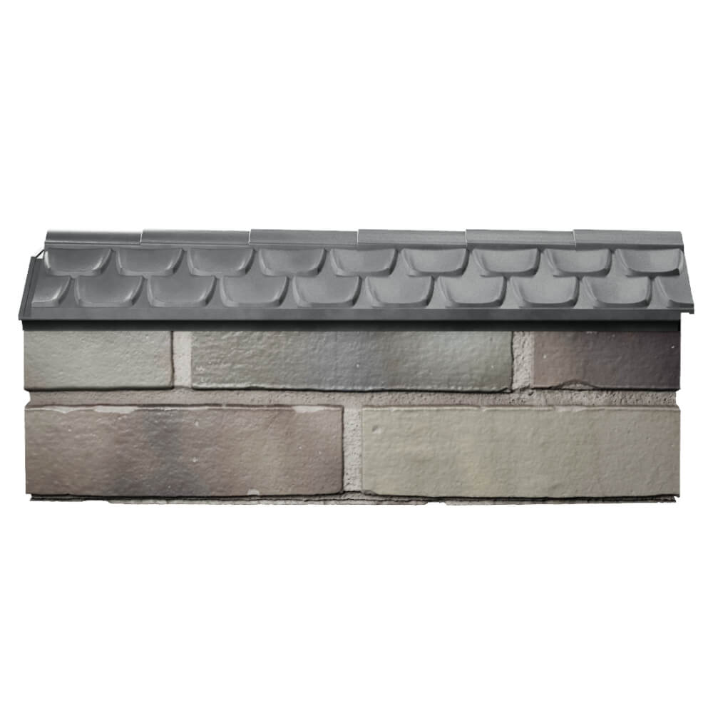 Парапет Zking Эльбрус Серый с посадкой на 0.5 кирпича (130мм) в Старом Осколе фото