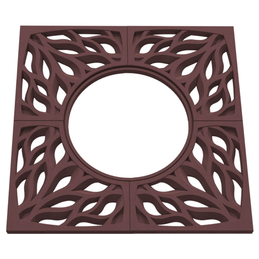 Приствольная решетка для дерева ZKING CRUST 1.2х1.2м Коричневая в Старом Осколе фото