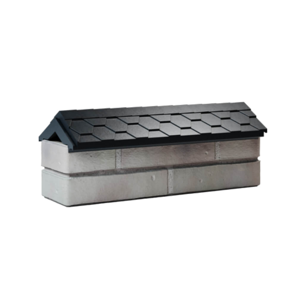 Парапет Zking Эверест Черный с посадкой на 0.5 кирпича (130мм) Старый Оскол фото