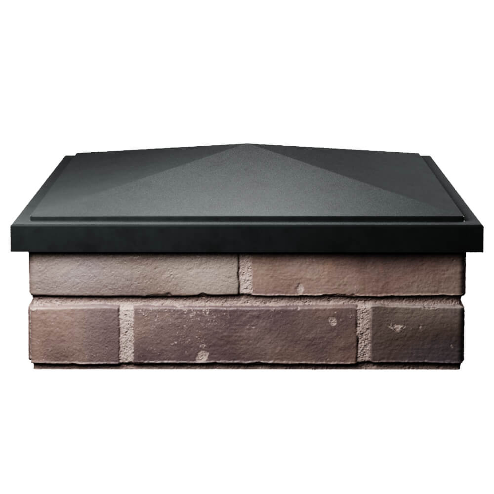 Колпак Zking БонаМоно Черный на столб 2х2 кирпича (515х515, 530х530мм) Старый Оскол фото