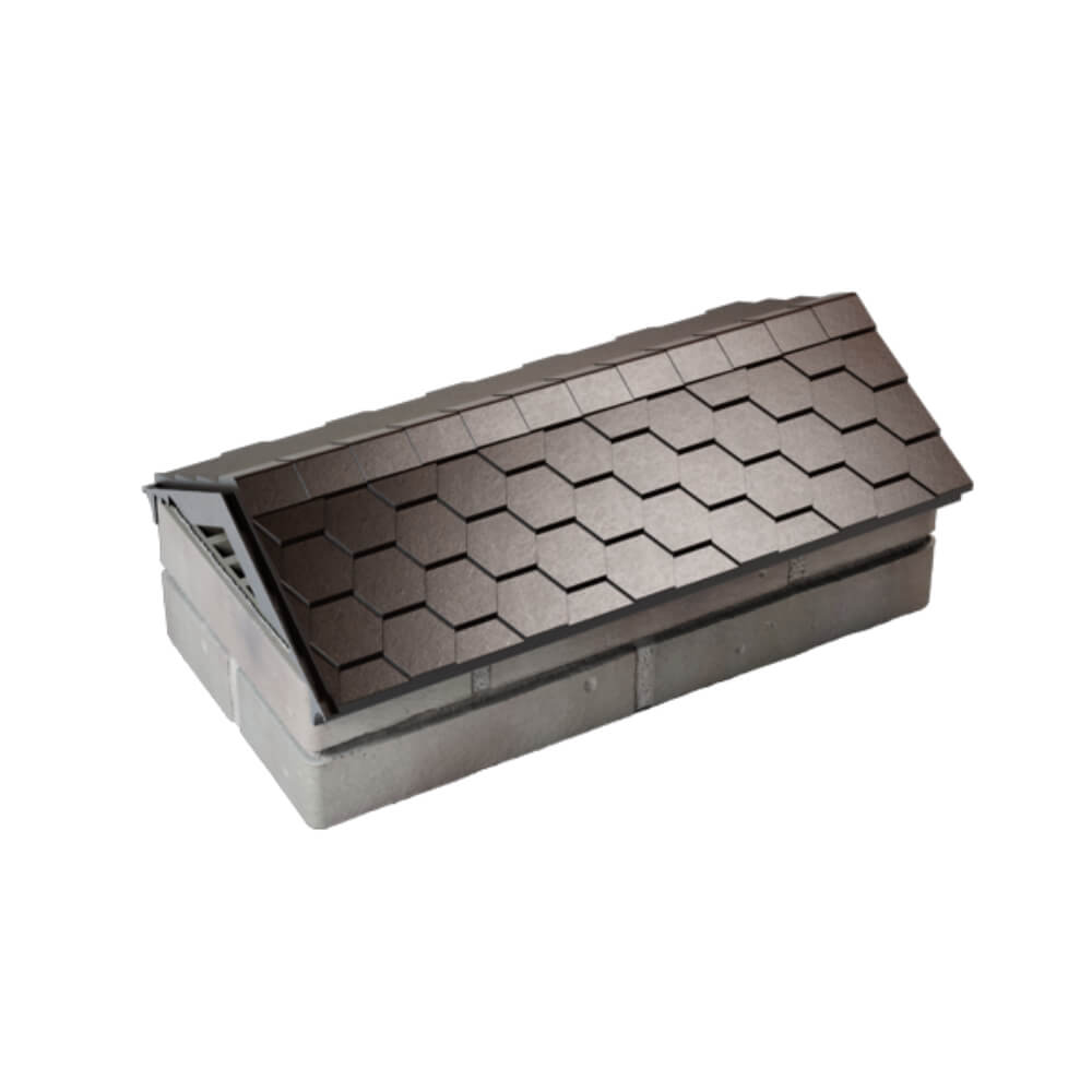 Парапет Zking Эверест Коричневый с посадкой на 1 кирпич (200/225/255мм) в Старом Осколе фото