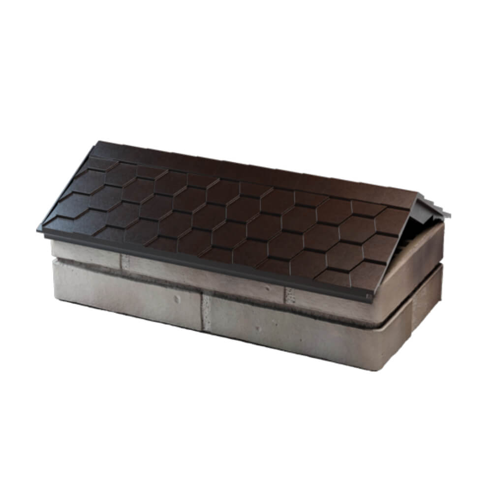 Парапет Zking Эверест Коричневый с посадкой на 1 кирпич (200/225/255мм) в Старом Осколе фото