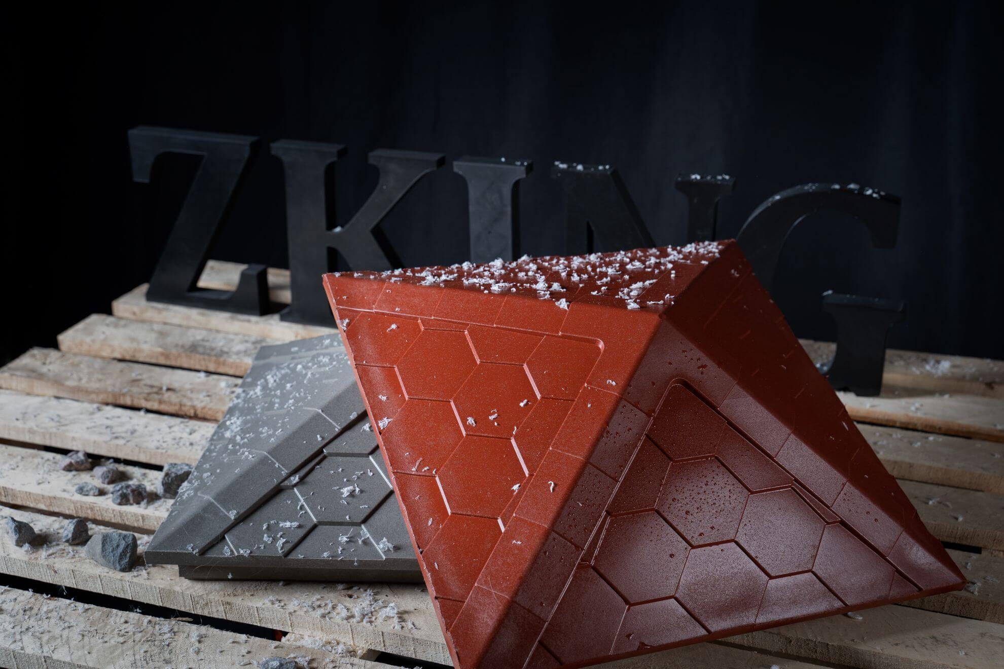 Колпак Zking Эверест Красный на столб 1.5х1.5 кирпича (390х390мм) в Старом Осколе фото