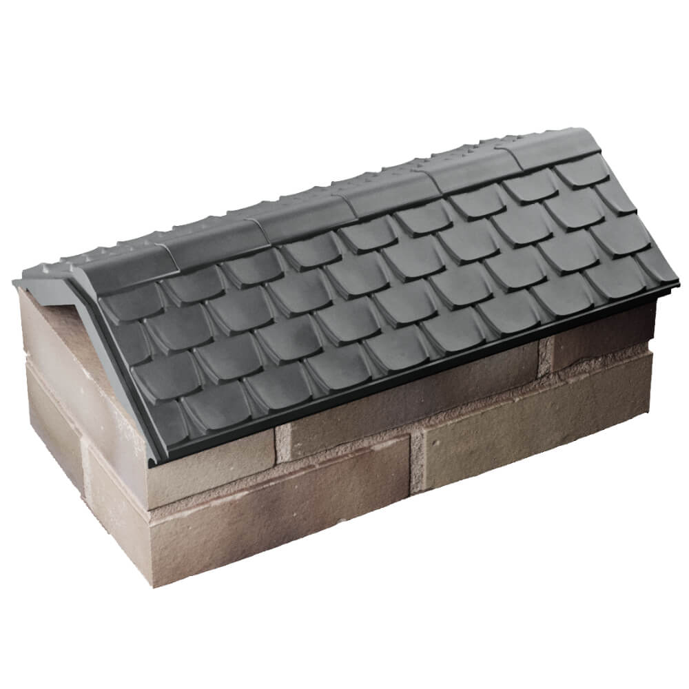 Парапет Zking Эльбрус Серый с посадкой на 1 кирпич (255мм) в Старом Осколе фото