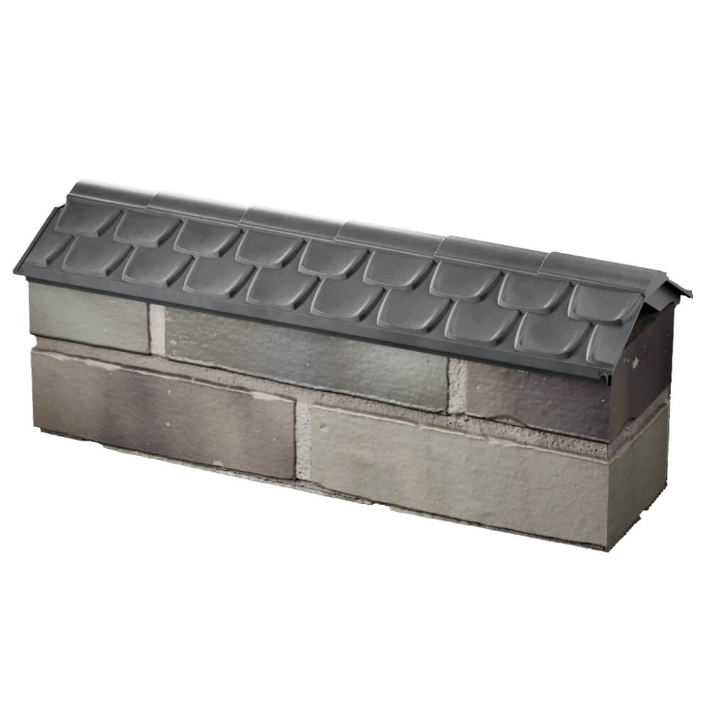 Парапет Zking Эльбрус Серый с посадкой на 0.5 кирпича (130мм) в Старом Осколе фото