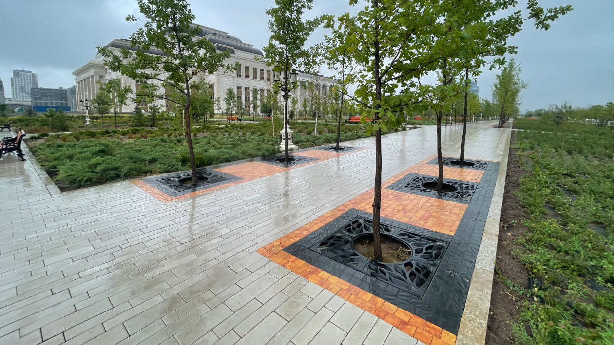 Приствольная решетка для дерева ZKING CRUST 1.2х1.2м Черная в Старом Осколе фото