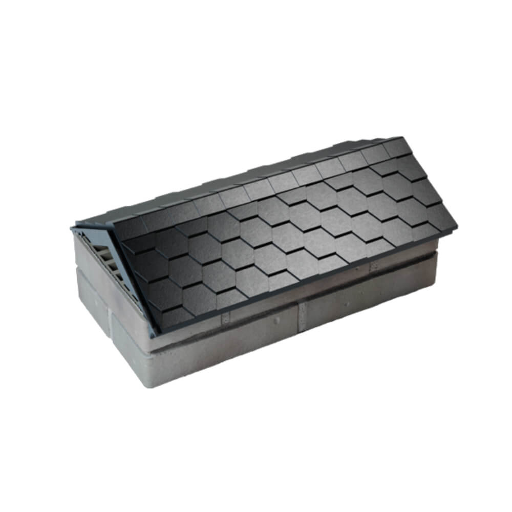 Парапет Zking Эверест Черный с посадкой на 1 кирпич (200/225/255мм) в Старом Осколе фото