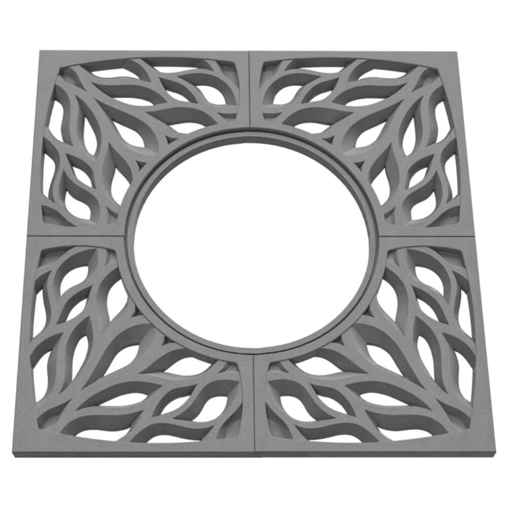 Приствольная решетка для дерева ZKING CRUST 1.2х1.2м Серая в Старом Осколе фото