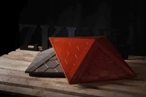 Колпак Zking Эверест Красный на столб 1.5х1.5 кирпича (390х390мм) в Старом Осколе фото