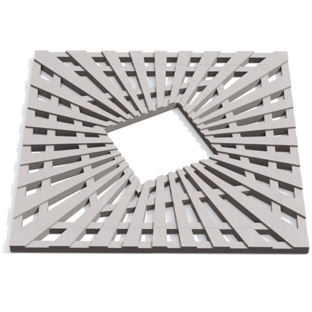 Приствольная решетка для дерева ZKING ATMOSPHERE 1.2х1.2м Бежевая Старый Оскол фото