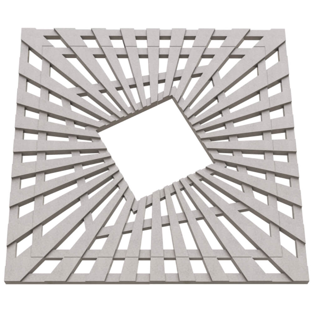 Приствольная решетка для дерева ZKING ATMOSPHERE 1.2х1.2м Бежевая в Старом Осколе фото