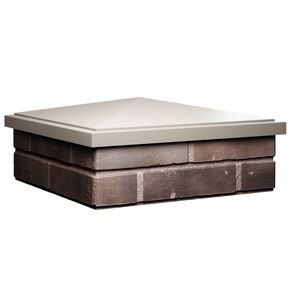 Колпак Zking БонаМоно Бежевый на столб 2х2 кирпича (515х515, 530х530мм) в Старом Осколе фото