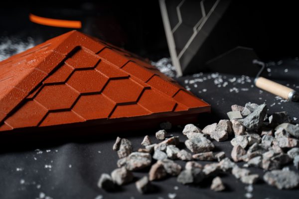 Колпак Zking Эверест Красный на столб 1.5х1.5 кирпича (390х390мм) в Старом Осколе фото