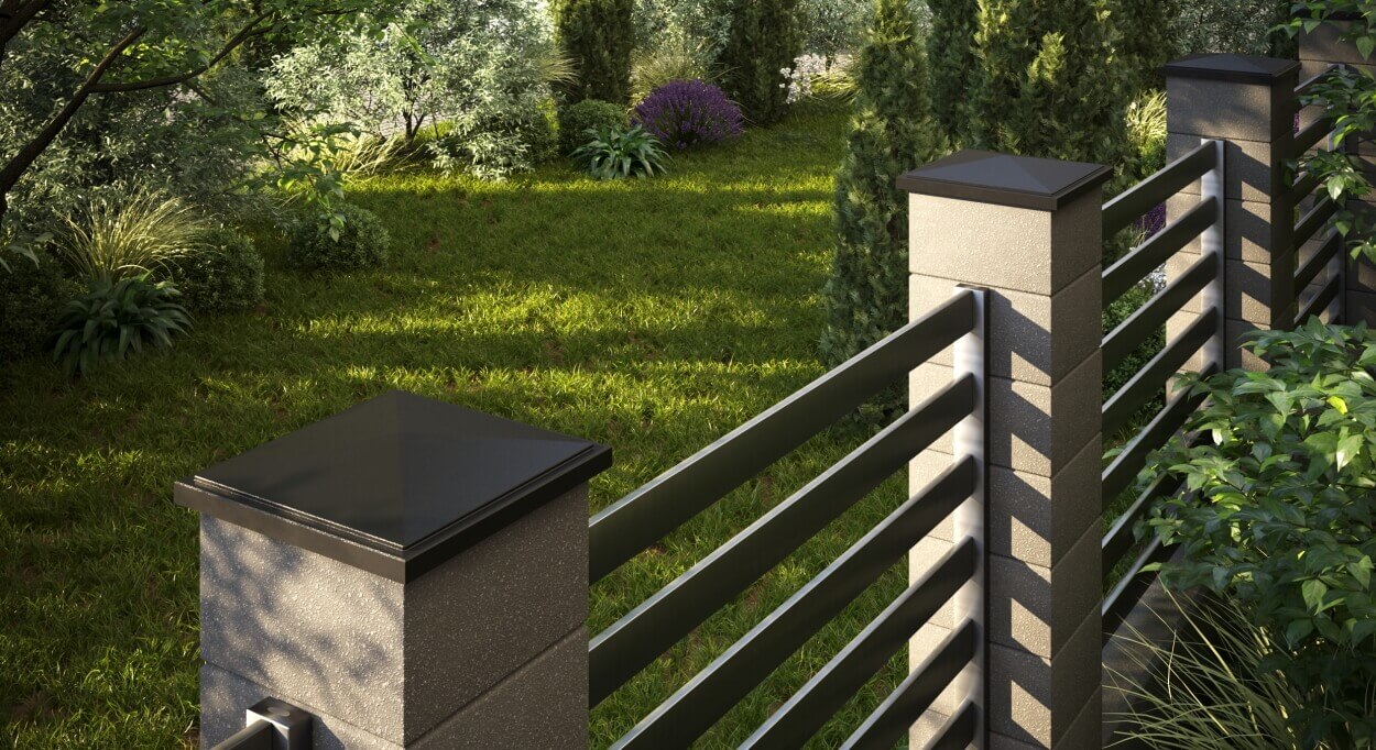 Колпак Zking БонаМоно Коричневый на столб 1.5х1.5 кирпича (385х385, 400х400мм) в Старом Осколе фото