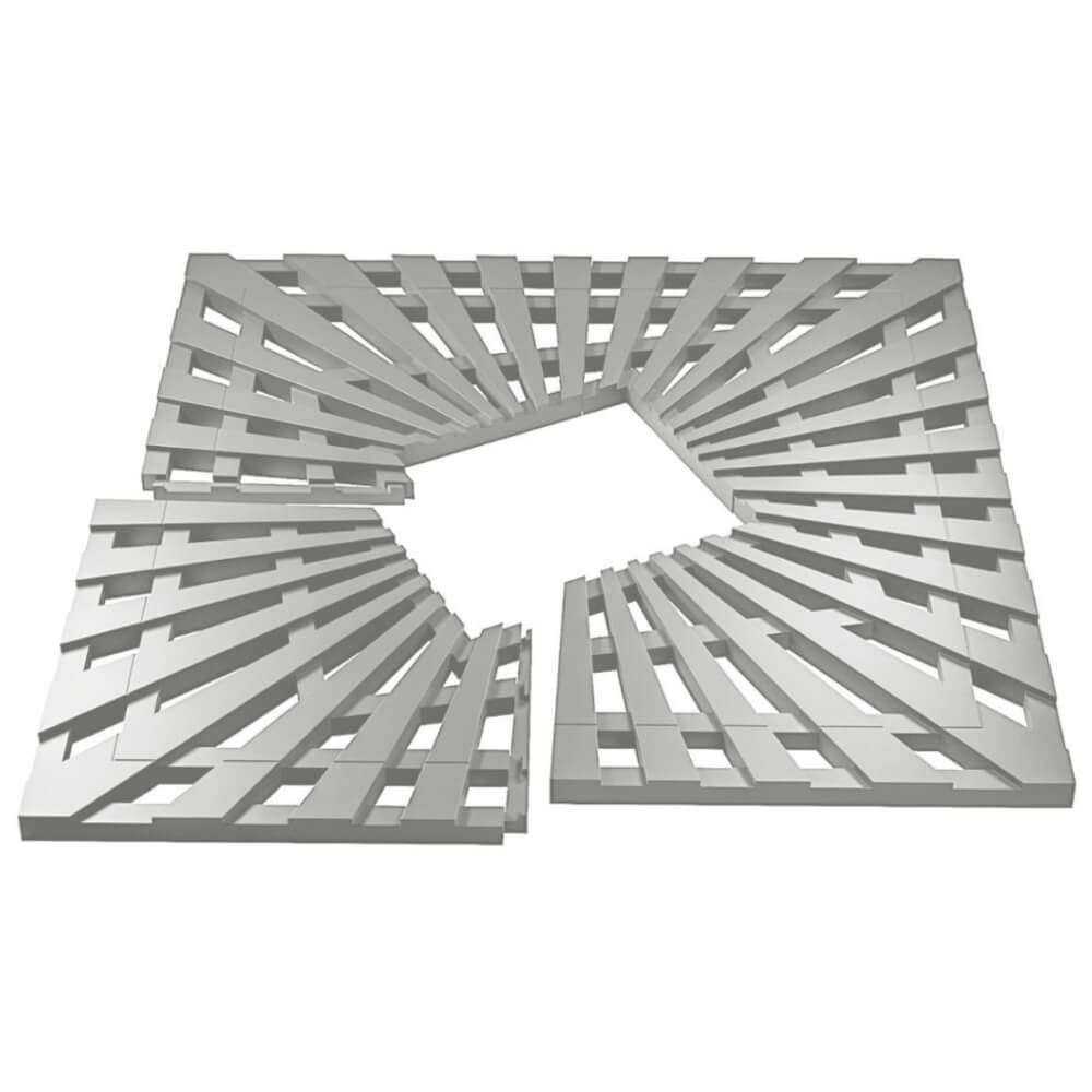 Приствольная решетка для дерева ZKING ATMOSPHERE 1.2х1.2м Бежевая в Старом Осколе фото