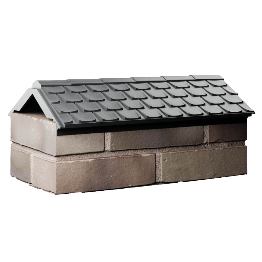 Парапет Zking Эльбрус Серый с посадкой на 1 кирпич (255мм) Старый Оскол фото