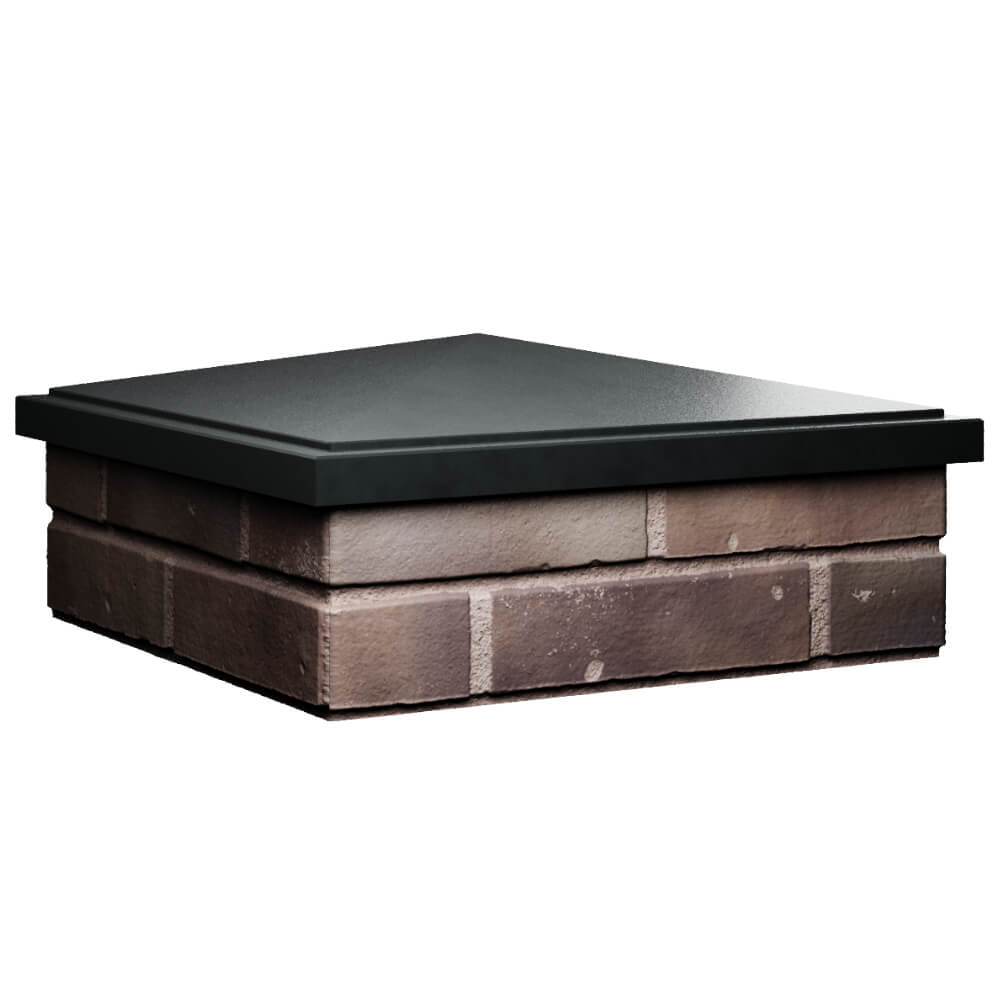 Колпак Zking БонаМоно Черный на столб 2х2 кирпича (515х515, 530х530мм) в Старом Осколе фото