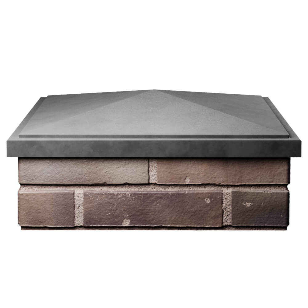 Колпак Zking БонаМоно Серый на столб 2х2 кирпича (515х515, 530х530мм) Старый Оскол фото