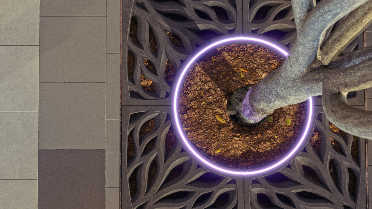 Приствольная решетка для дерева ZKING CRUST 1.2х1.2м Черная в Старом Осколе фото