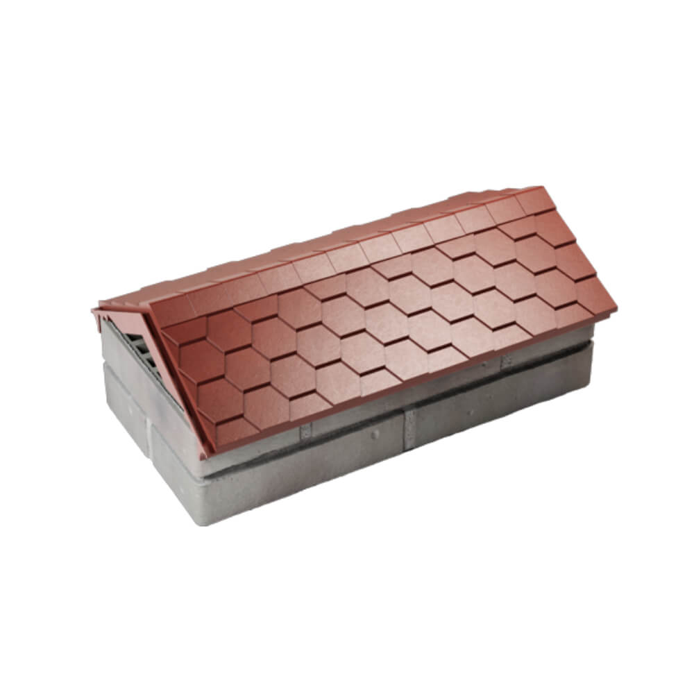 Парапет Zking Эверест Красный с посадкой на 1 кирпич (200/225/255мм) в Старом Осколе фото