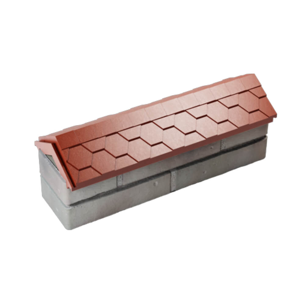 Парапет Zking Эверест Красный с посадкой на 0.5 кирпича (130мм) в Старом Осколе фото