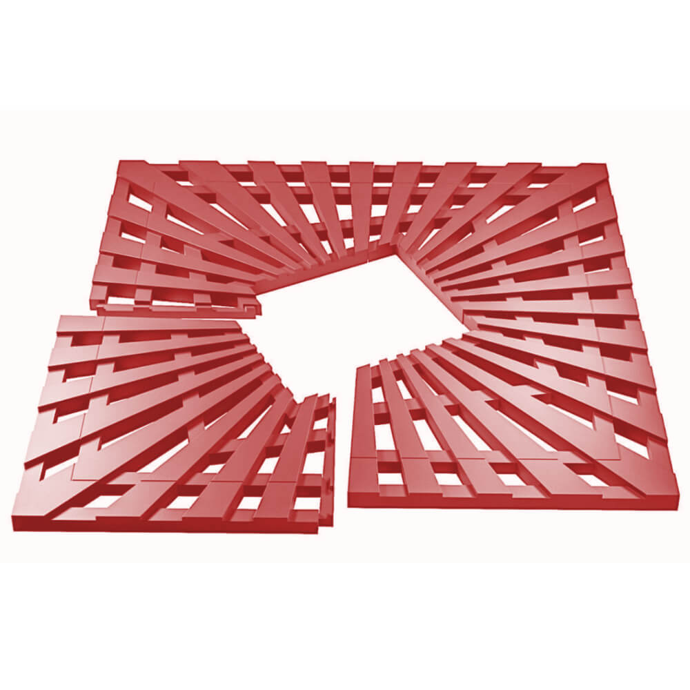 Приствольная решетка для дерева ZKING ATMOSPHERE 1.2х1.2м Красная в Старом Осколе фото