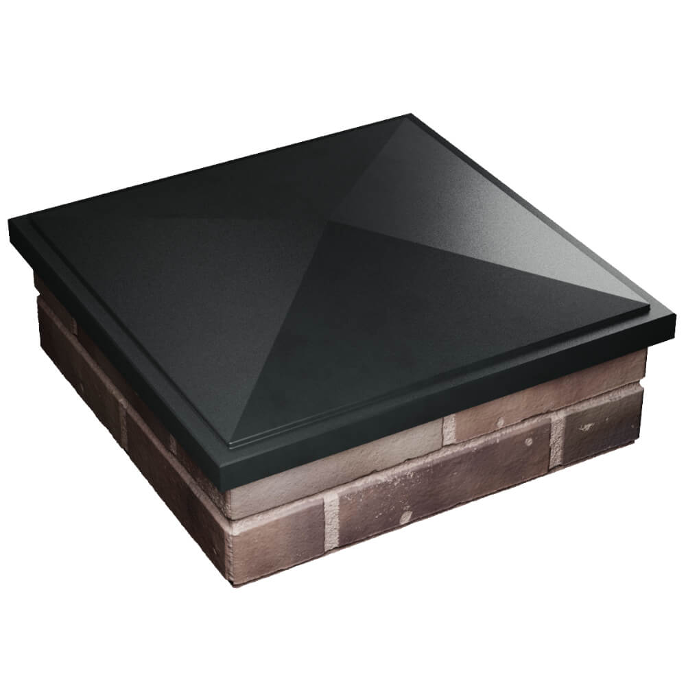 Колпак Zking БонаМоно Черный на столб 2х2 кирпича (515х515, 530х530мм) в Старом Осколе фото