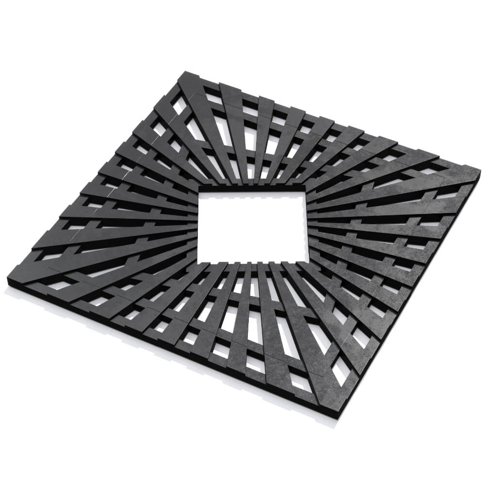 Приствольная решетка для дерева ZKING ATMOSPHERE 1.2х1.2м Черная в Старом Осколе фото