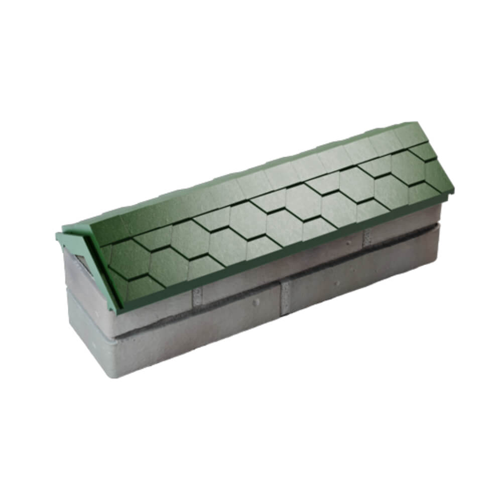 Парапет Zking Эверест Зеленый с посадкой на 0.5 кирпича (130мм) в Старом Осколе фото