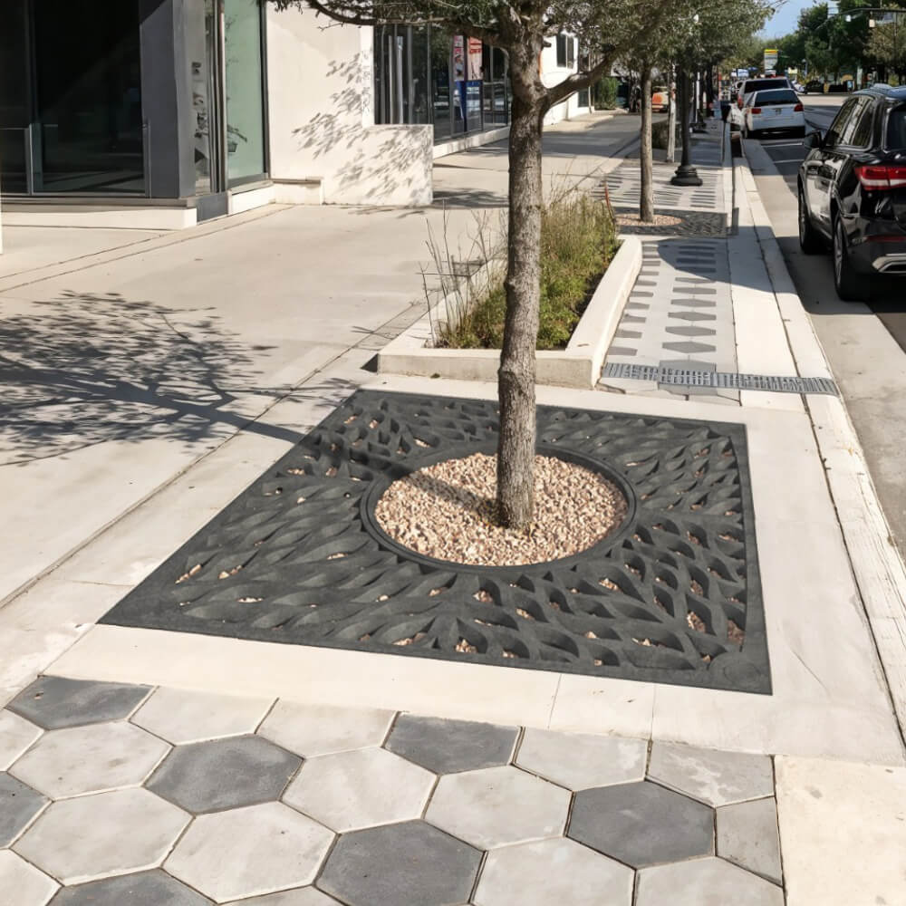 Приствольная решетка для дерева ZKING CRUST 2х2м Черная в Старом Осколе фото