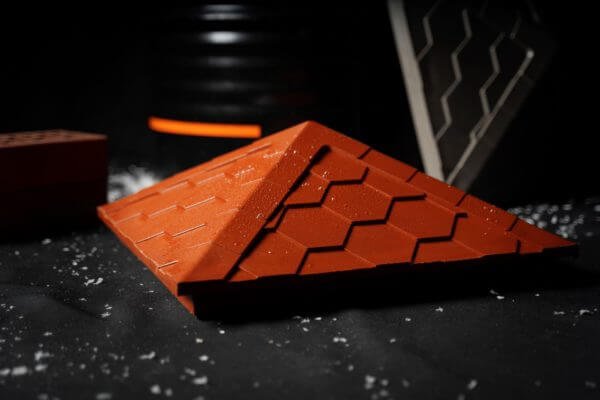 Колпак Zking Эверест Красный на столб 1.5х1.5 кирпича (390х390мм) в Старом Осколе фото