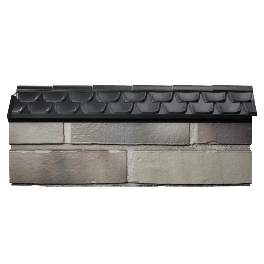 Парапет Zking Эльбрус Черный с посадкой на 0.5 кирпича (130мм) в Старом Осколе фото