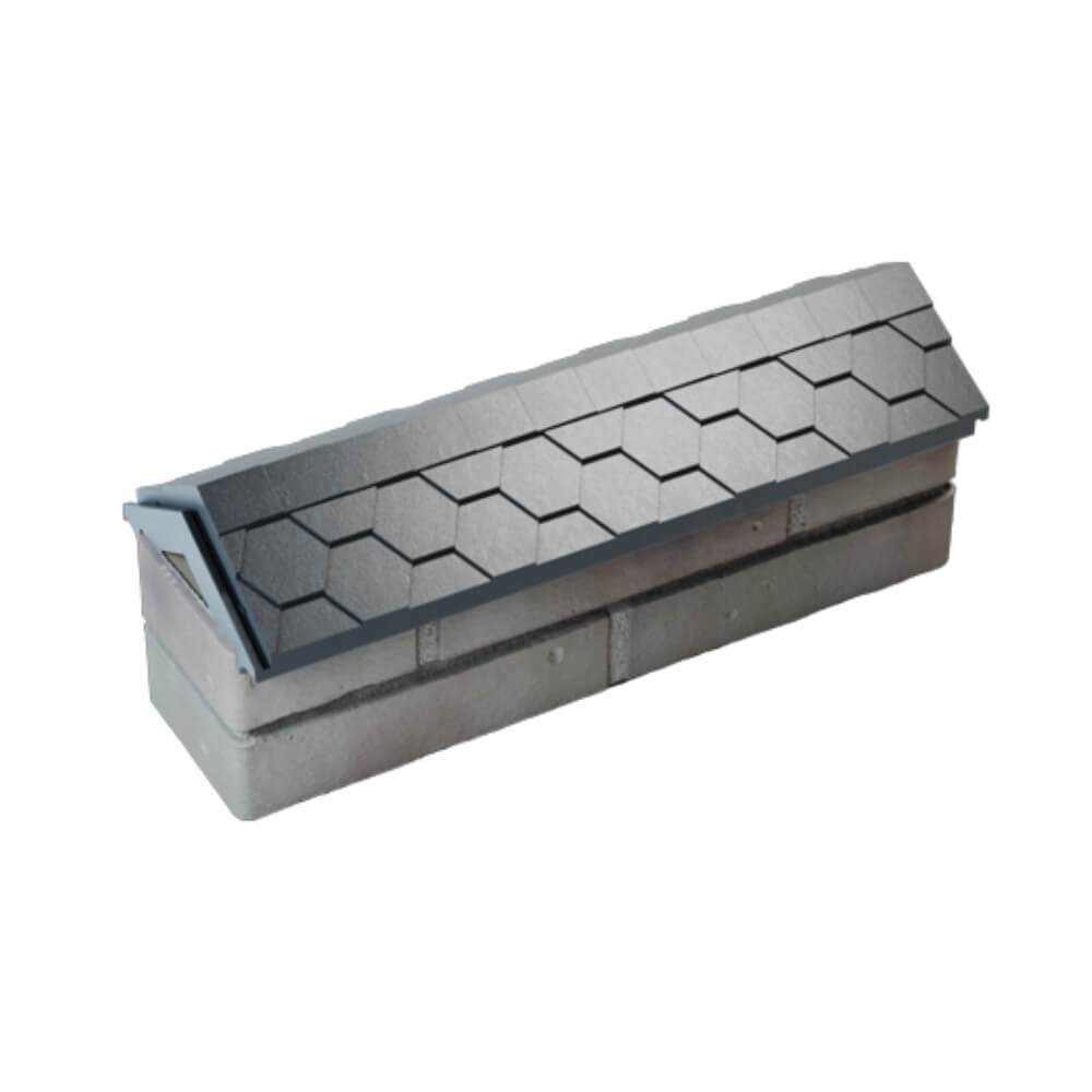 Парапет Zking Эверест Серый с посадкой на 0.5 кирпича (130мм) в Старом Осколе фото