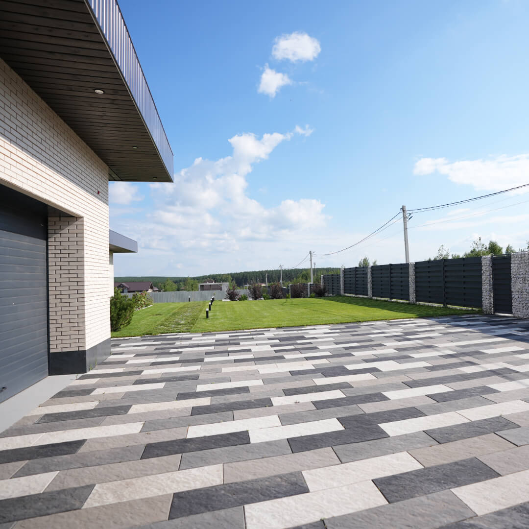 Шаговая плита STONE Светлая Галька 990х330х55мм в Старом Осколе фото